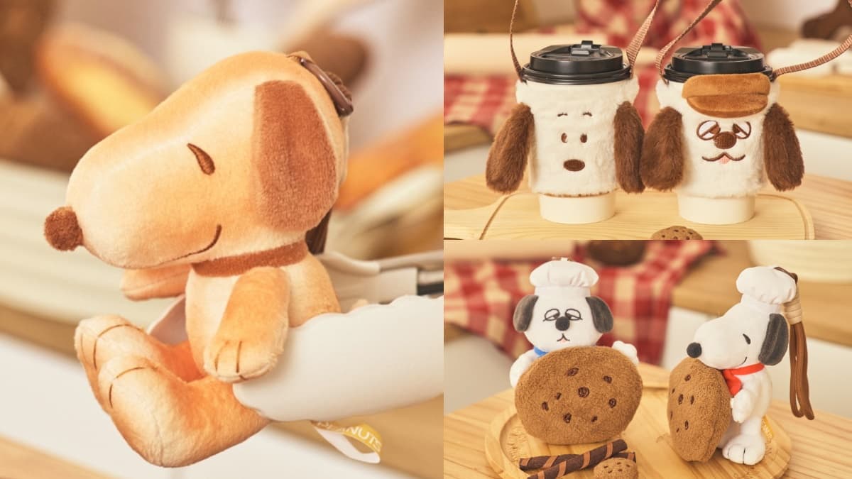 奶油香「史努比烤麵包玩偶」太Q!PEANUTS烘焙6新品,免費逛史努比耶誕快閃店