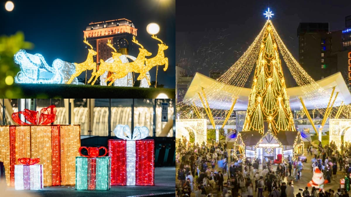 26米星光聖誕樹點燈!「2025高雄聖誕生活節」開跑,免費演唱會陣容超豪華