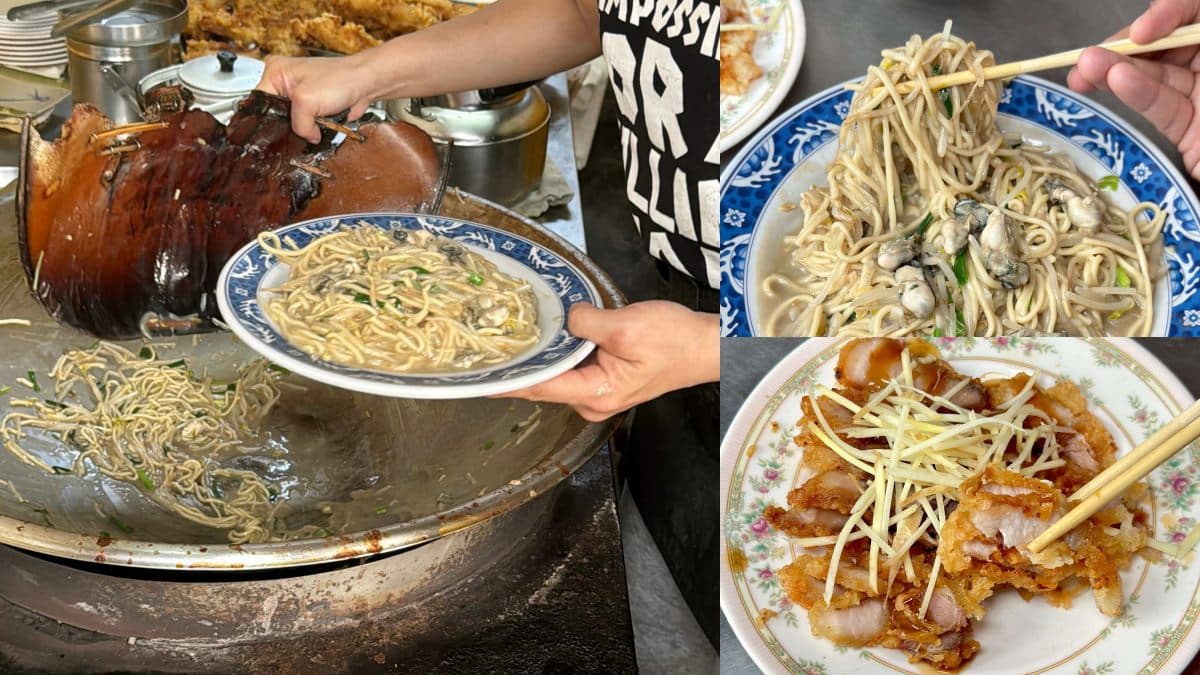 即將失傳!員林傳奇:活化石炒麵+50年火雲掌豆標,21間在地必吃攻略 員林美食小吃推薦:黃家鱟殼炒蚵仔麵