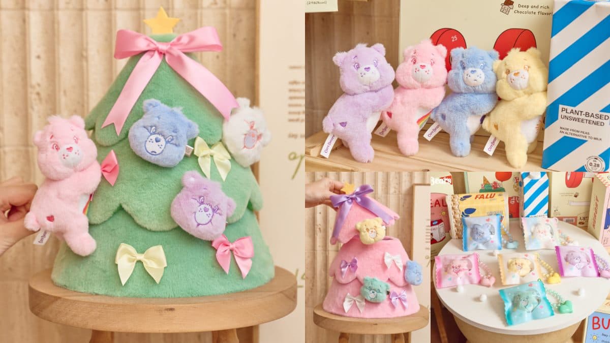 Care Bears聖誕樹登場!威秀「這天起」限量開賣,彩虹熊糖果包、趴趴熊12款