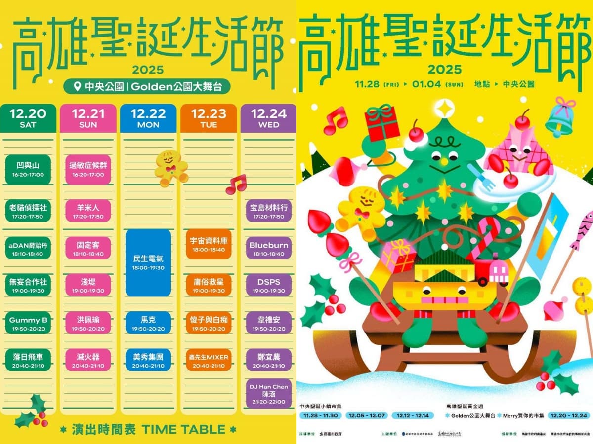 高雄跨年怎麼玩?2026倒數晚會卡司、義大煙火與交管懶人包 高雄跨年怎麼玩?2026倒數晚會卡司、義大煙火與交管懶人包
