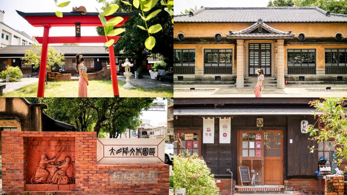 可愛貓咪鳥居這裡拍!新化老街邊吃邊逛,一夾就斷軟骨麵、10元阿婆雞蛋糕 新化老街一日遊