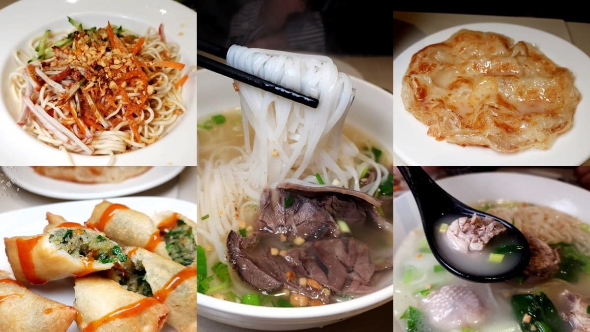不只台味!樂華夜市17家美食地圖:泰式涼拌、滇緬麵食、必比登芋泥冰 樂華夜市美食2:雲南婆婆滇緬小吃