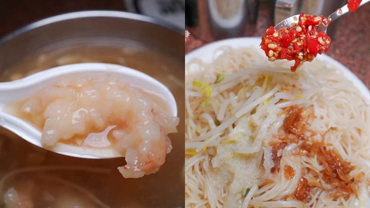 不只台味!樂華夜市17家美食地圖:泰式涼拌、滇緬麵食、必比登芋泥冰 樂華夜市美食10:阿國蝦仁羹