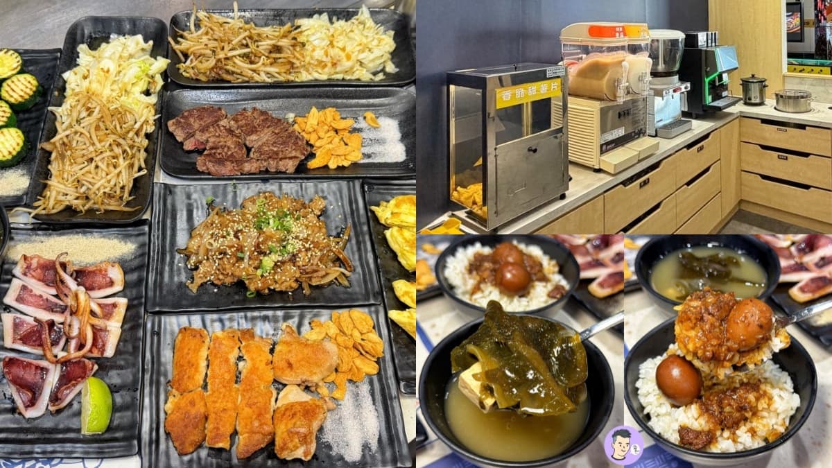 「高CP值鐵板燒」220元吃到飽!自助吧肉燥飯、湯品無限續,再送起司蛋捲