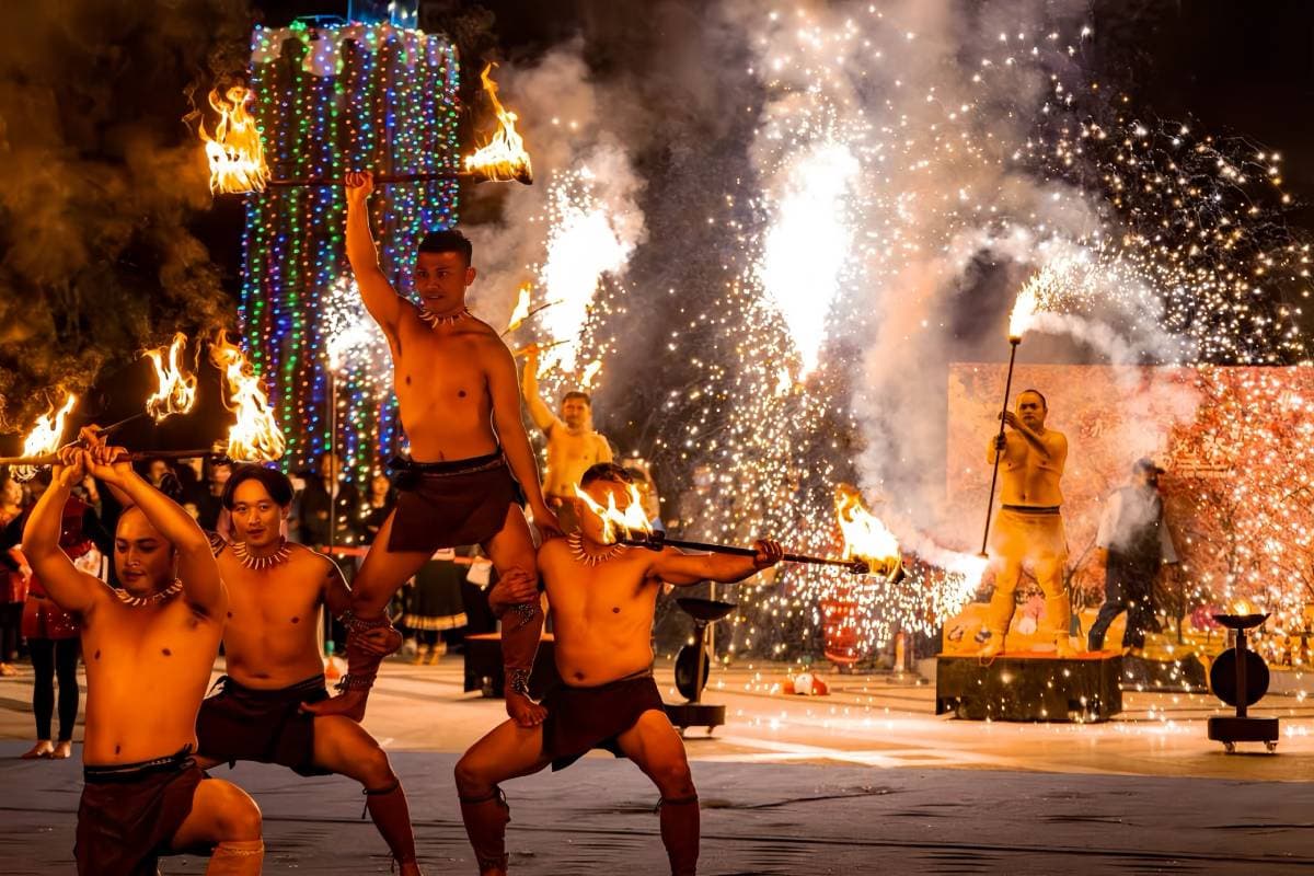 九族櫻花祭1/31開跑!原民歌舞迎春、招財貓「九萬兩」打頭陣,櫻花預計2月中下旬盛開 九族櫻花祭1/31開跑!原民歌舞迎春、招財貓「九萬兩」打頭陣,櫻花預計2月中下旬盛開
