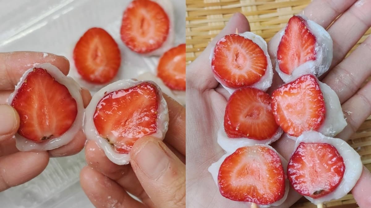 老闆拜託別再來排?高雄爆紅「10元草莓麻糬」,搶不到號碼牌明天請早 老闆拜託別再來排?高雄爆紅「10元草莓麻糬」,搶不到號碼牌明天請早
