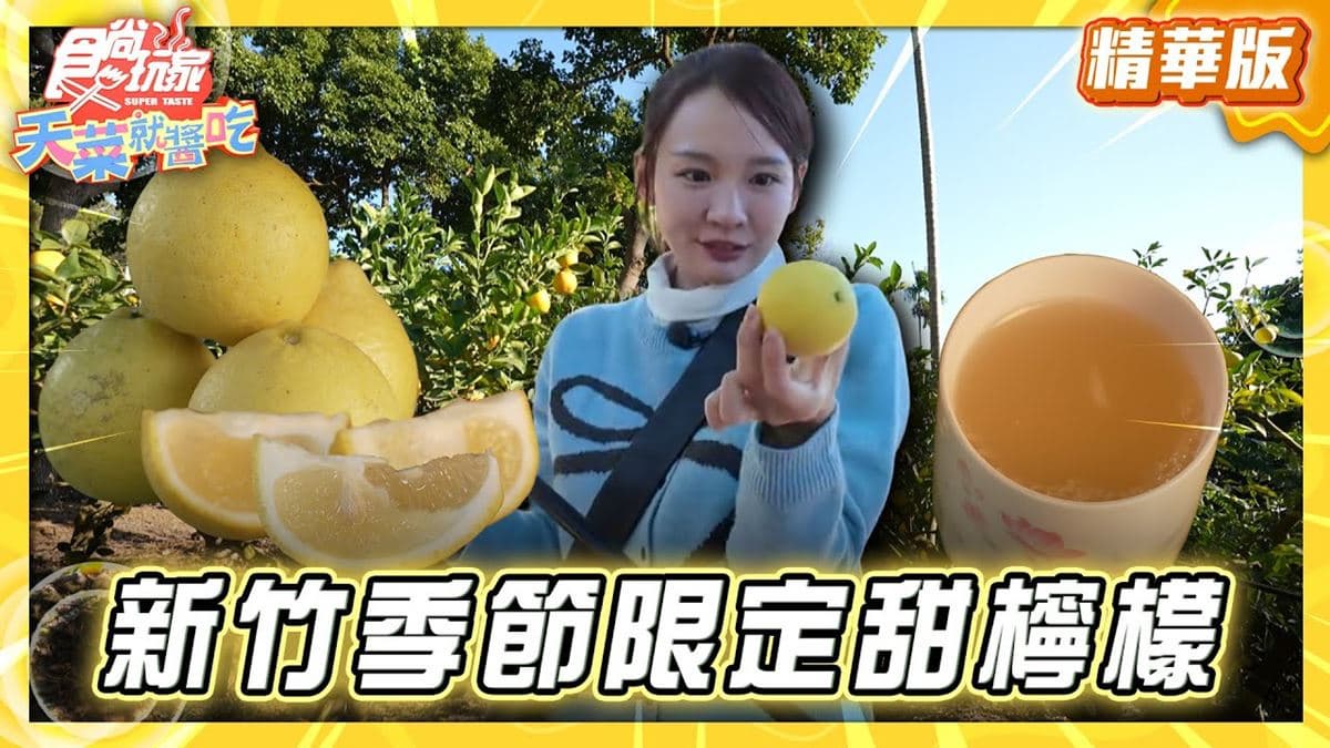 新竹必去「採果秘境」!《食尚玩家》林莎推薦「來來觀光果園」
