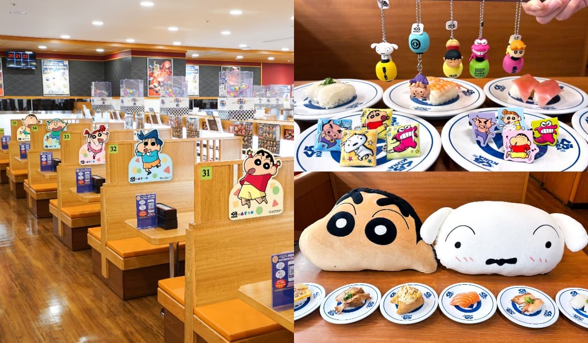 5間「蠟筆小新主題店」!藏壽司燈籠吊飾、書籤扭蛋13款,再送萌翻零錢包