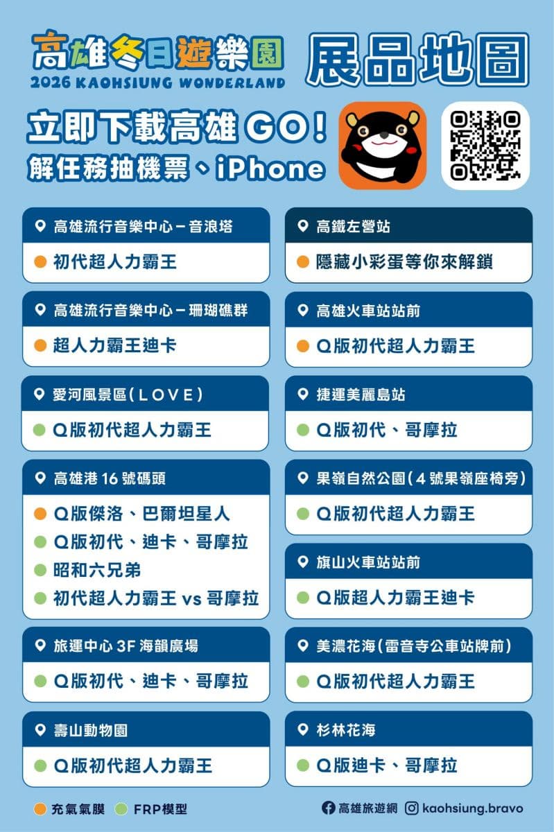 「超人力霸王」降落愛河灣!2026高雄燈會「冬日遊樂園」攻略,小提燈免費拿 「超人力霸王」降落愛河灣!2026高雄燈會「冬日遊樂園」攻略,小提燈免費拿