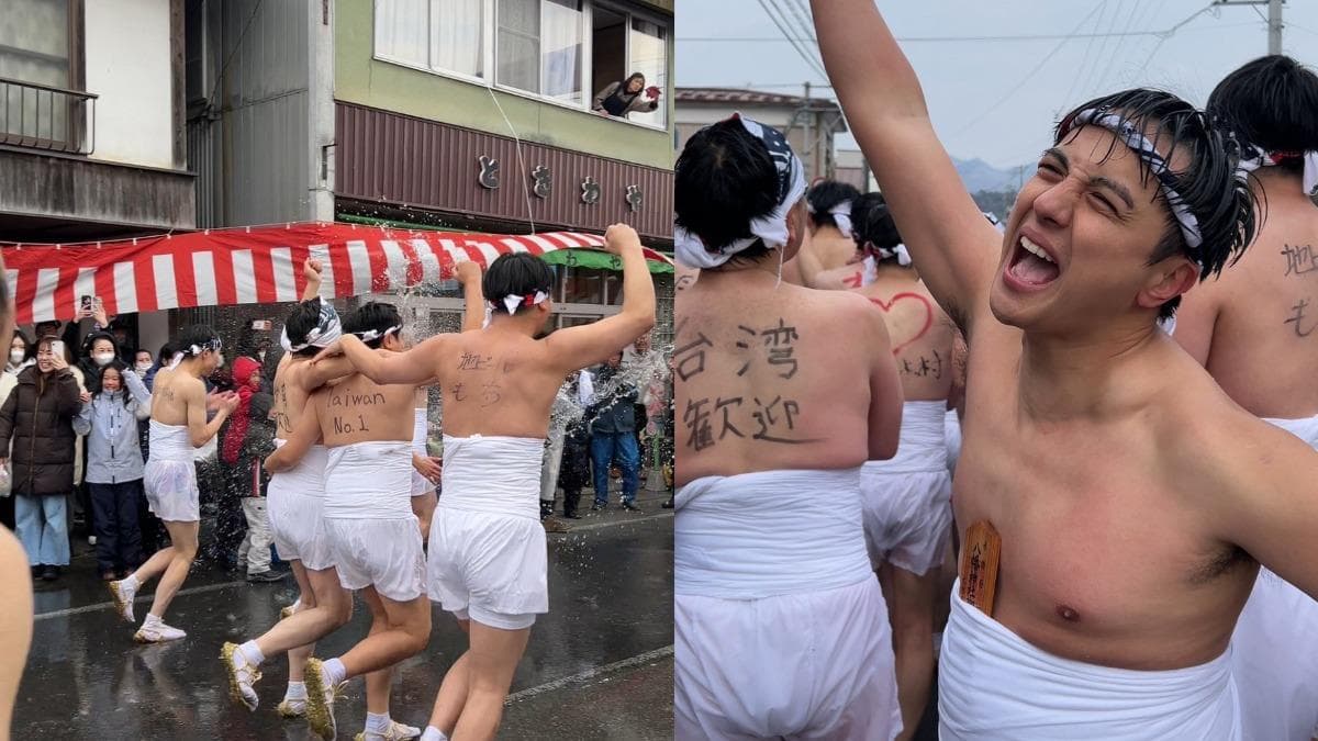 日本負8度雪地裸奔!曾子余獻出從影最大尺度,挑戰潑水祭洗去厄運 日本負8度雪地裸奔!曾子余獻出從影最大尺度,挑戰潑水祭洗去厄運