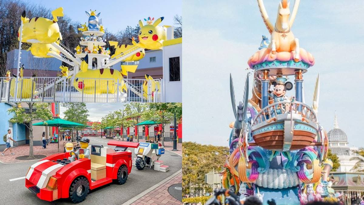 迪士尼海洋僅排第6!10大超夯日本樂園排行榜,米飛兔、寶可夢樂園通通有
