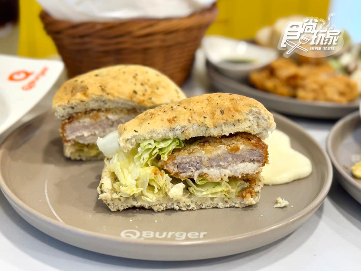 最低45元起!「Q Burger」吳寶春聯名10款開箱,莫扎瑞拉起士堡、佛卡夏 最低45元起!「Q Burger」吳寶春聯名10款開箱,莫扎瑞拉起士堡、佛卡夏