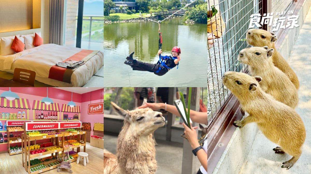 近距離互動水豚寶寶!入住宜蘭綠舞送斑比山丘門票+禮包,春季旅展優惠開搶