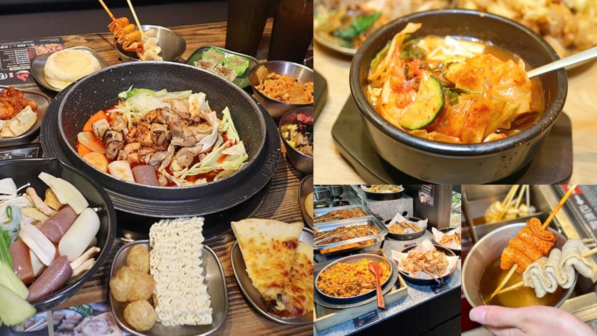 399元韓式雙鍋吃到飽!15款嫩豆腐鍋+炒雞無限續,自助吧炸雞、熟食任夾