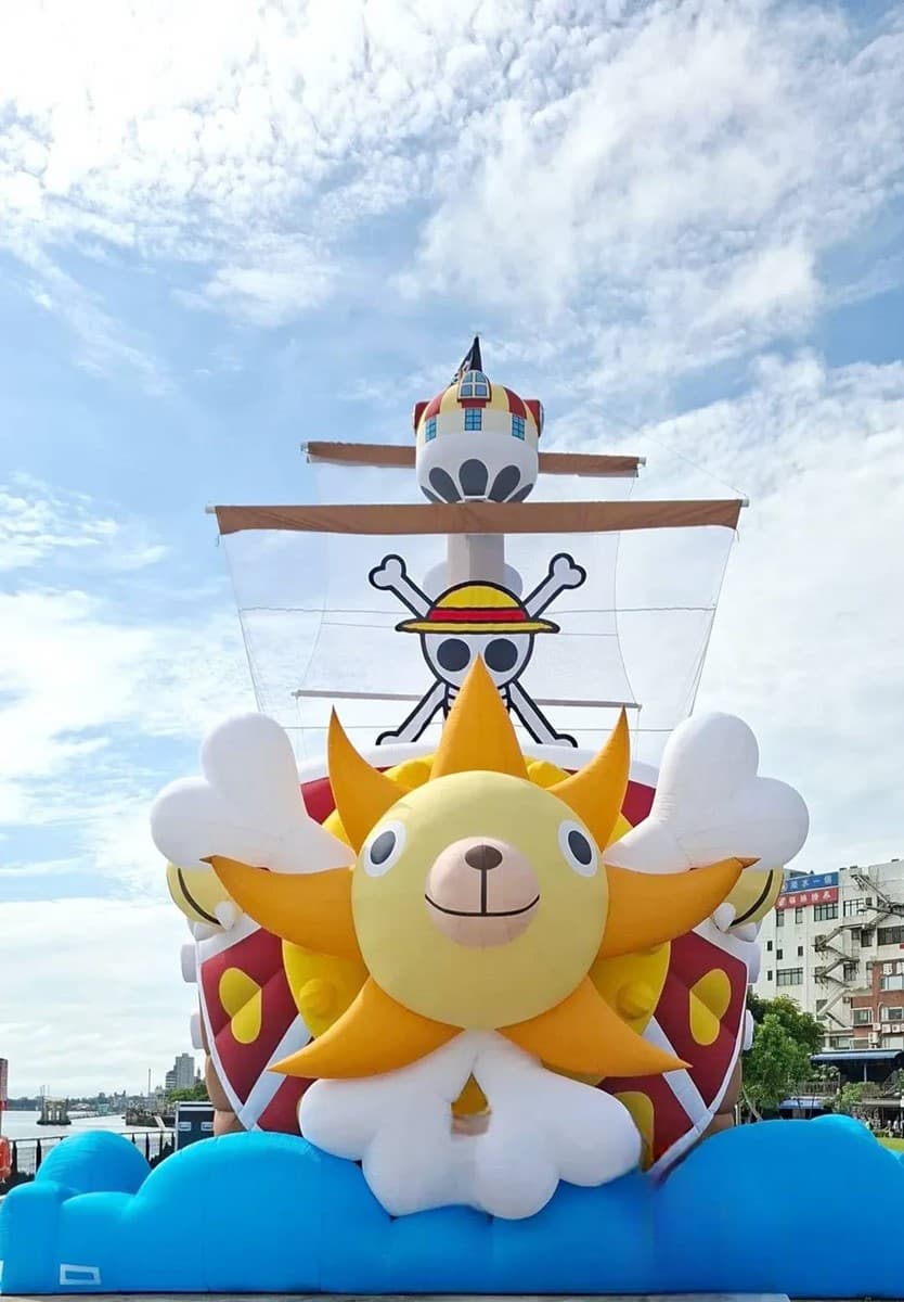 草帽小子海賊團登陸淡水!淡江大橋通車聯名《航海王》,巨大千陽號、魯夫現身 草帽小子海賊團登陸淡水!淡江大橋通車聯名《航海王》,巨大千陽號、魯夫現身