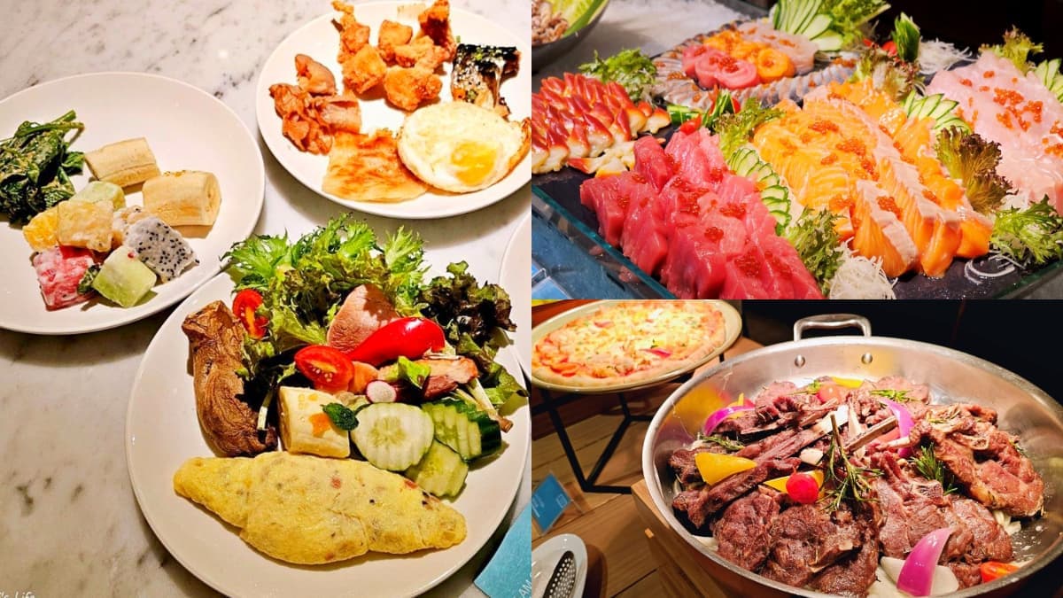 台中人限定優惠!飯店吃到飽「早餐買一送一」只要420元,晚餐第2人半價