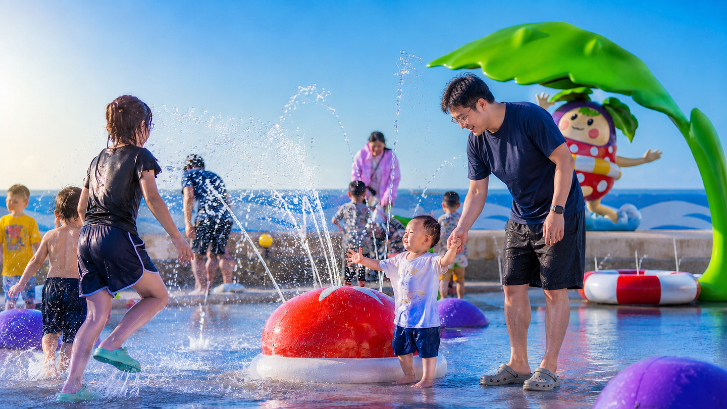 最美海景公園!瘋玩雙軌滑索、旋轉飛盤,夏天再衝限定免費戲水區 最美海景公園!瘋玩雙軌滑索、旋轉飛盤,夏天再衝限定免費戲水區