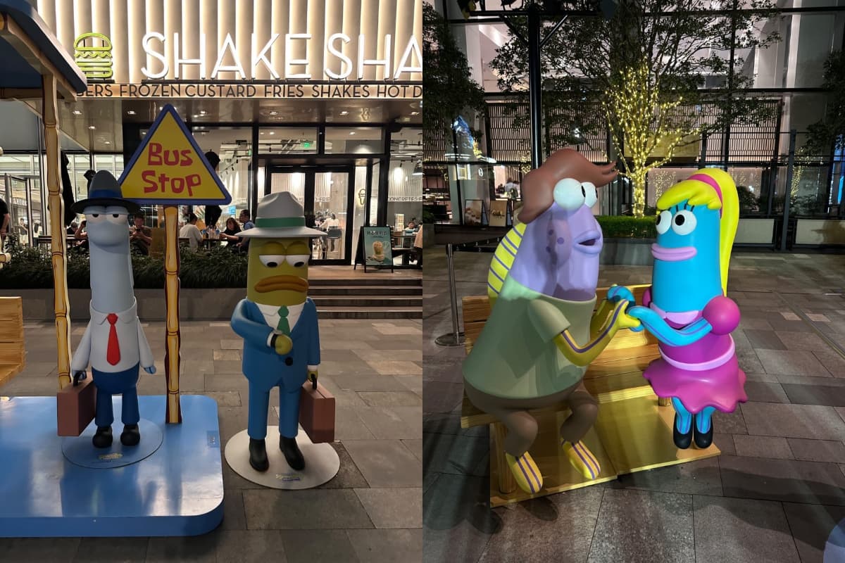 比奇堡居民陪你等公車!海綿寶寶快閃展,派大星噴泉、章魚哥賣冰&百隻厭世魚 比奇堡居民陪你等公車!海綿寶寶快閃展,派大星噴泉、章魚哥賣冰&百隻厭世魚