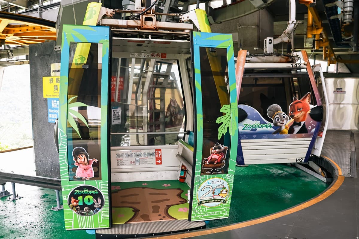 《動物方城市》出沒貓空纜車!必搶茱蒂、尼克等比例公仔車廂,逛周邊快閃店 《動物方城市》出沒貓空纜車!必搶茱蒂、尼克等比例公仔車廂,逛周邊快閃店