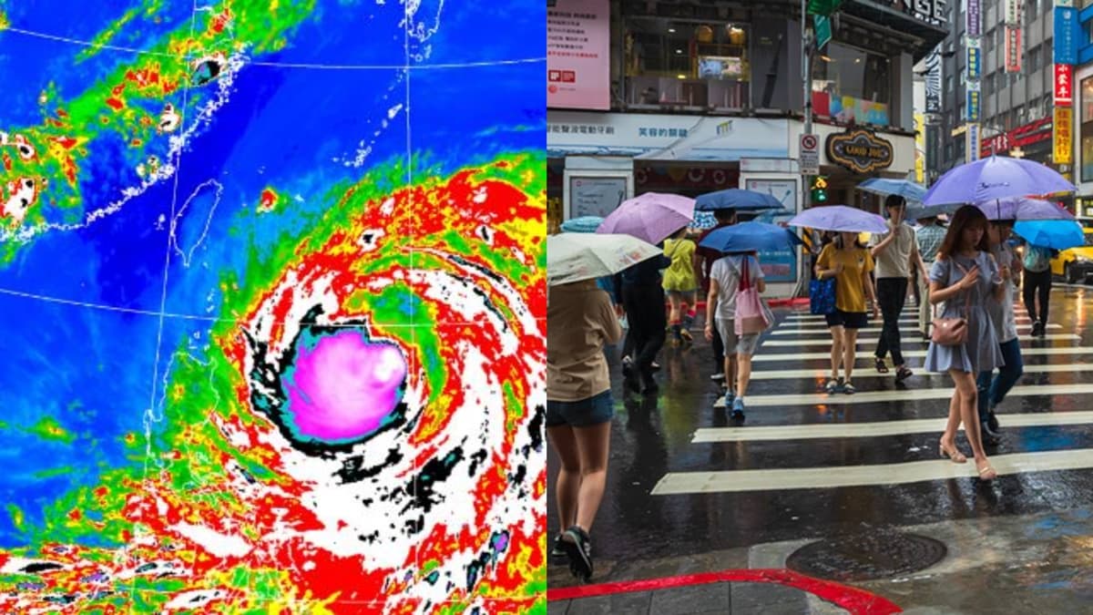 明天停班停課最新通知!「北北基等12縣市」宣布颱風假,全台風雨時程一覽