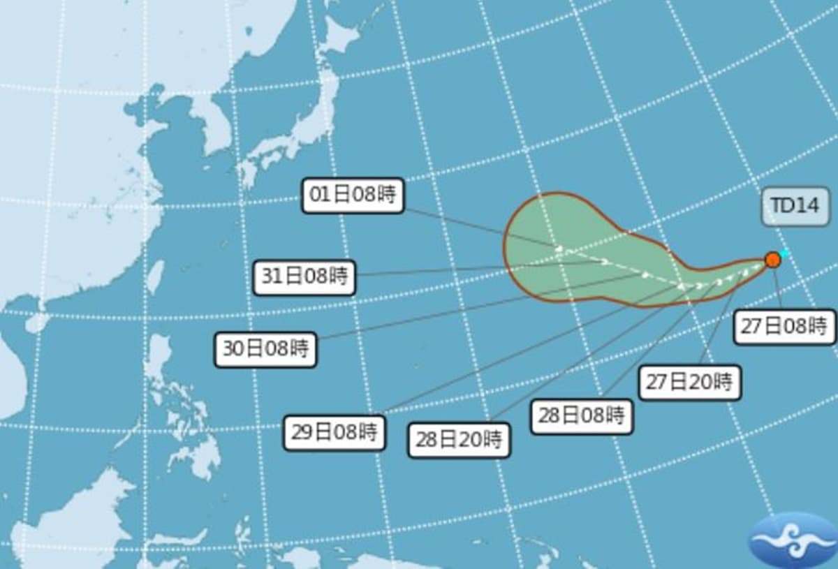 白海豚颱風最快今生成!專家示警「大又強」,影響台灣機率、預測路徑曝 白海豚颱風最快今生成!專家示警「大又強」,影響台灣機率、預測路徑曝