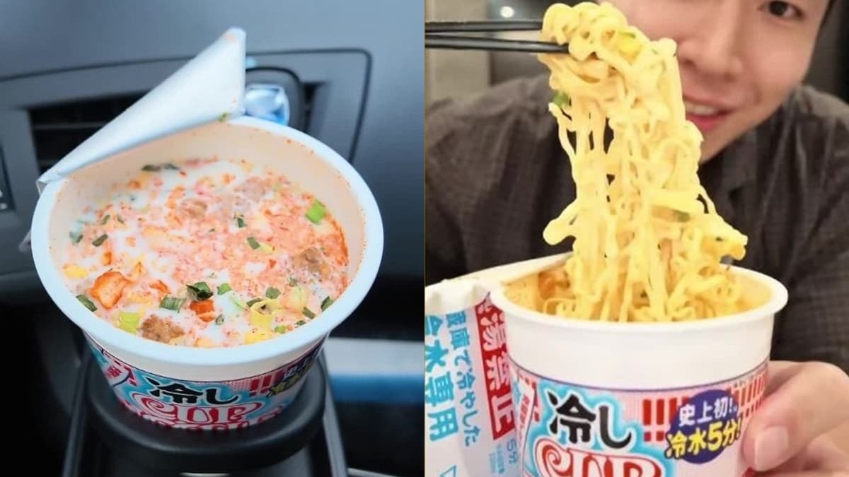 史上第一款!日本首創冷泡泡麵5分鐘就開吃,網友開箱2口味「加可樂更對味」