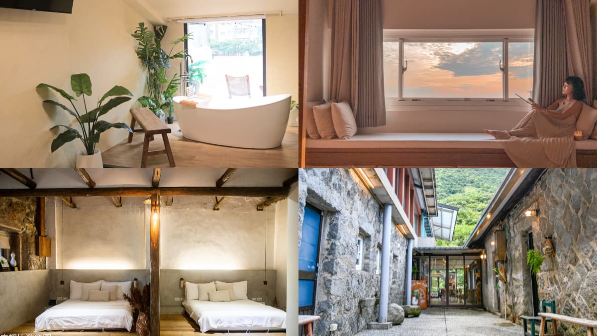 九份金瓜石民宿推薦!7間山城旅宿懶人包,礦工石頭屋、山海美景、2人包棟