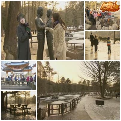 夢幻白世界 韓國江原道 夢幻白世界 韓國江原道