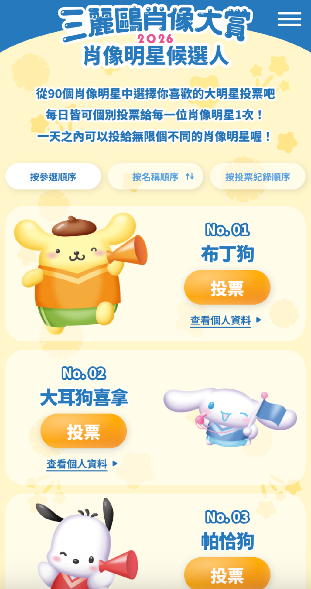 「三麗鷗肖像大賞」只到5/24!第1階段前3名出爐,加碼CASETiFY推周邊|食尚玩家