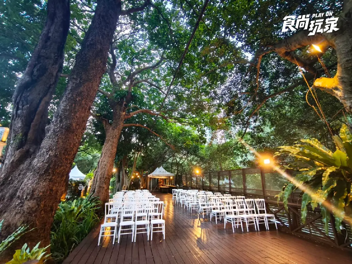 絕美白色教堂、7000坪落羽松園區！台北最美祕境餐廳，８大打卡點一次看