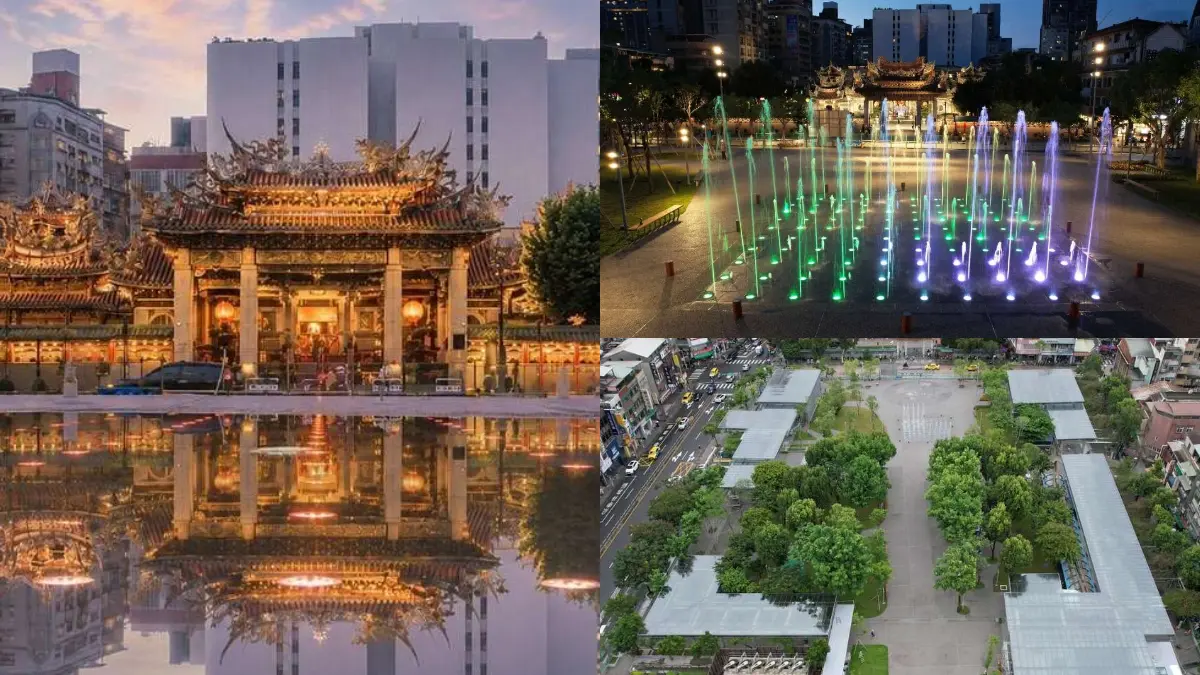 「艋舺公園」這天重新啟用！美拍龍山寺鏡面倒影，開幕週週送商圈券、夜市券