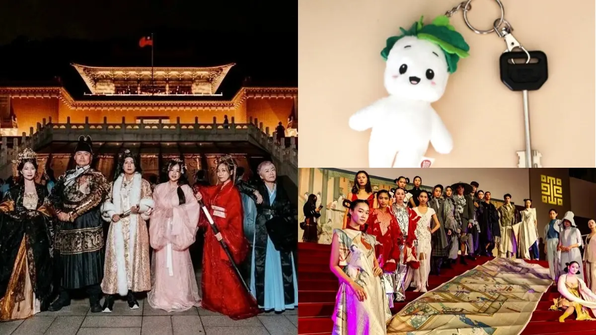 穿古裝夜遊故宮！「百駿圖」變身時尚秀，Cosplay入宮闖關、送「翠玉白菜」吉祥物