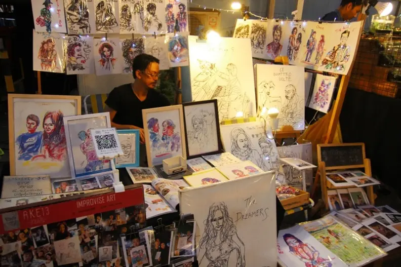 藝術市集藏著泰式美學
