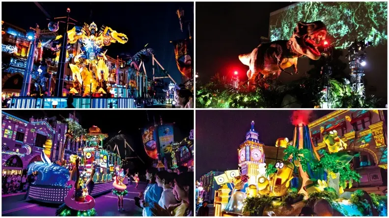 【旅遊新亮點】晚上更精采！日本環球影城「夜間奇觀遊行」小小兵、侏儸紀、大黃蜂全現身