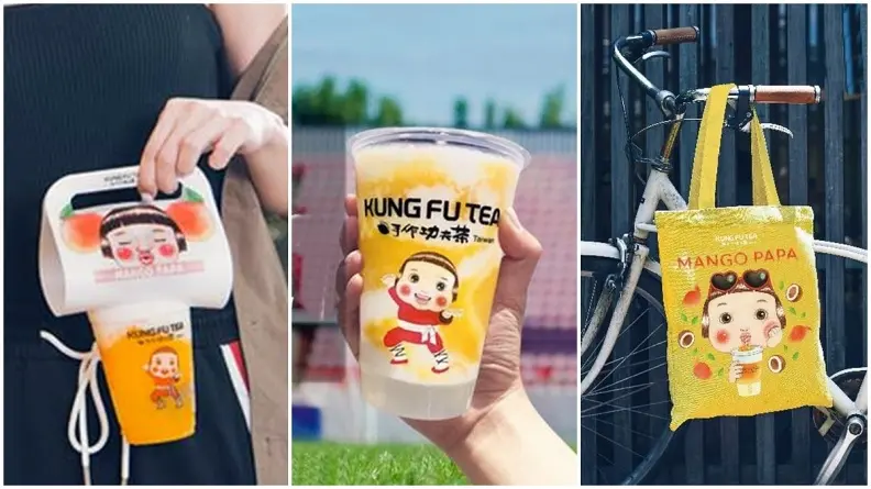 超萌聯名款！人氣貼圖「蘋果妹」芒果椰奶，３個周邊商品好想蒐集！