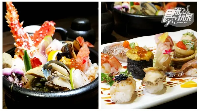 這麼吃才霸氣！巷弄隱藏美食  平價「帝王蟹海鮮丼」11種食材塞滿滿