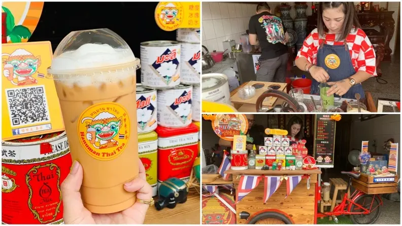 正宗泰式奶茶！泰國太太出品「哈努曼泰茶」在台南，白玉波霸每日免費加