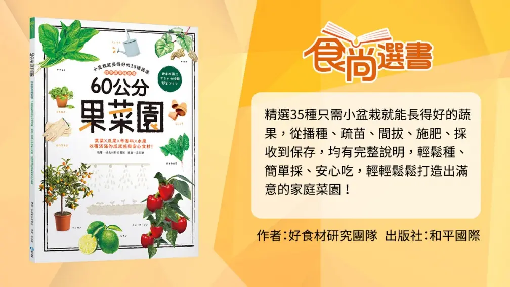 陽台就是菜園！５款「常備蔬菜」居家種植撇步，辛香料、高營養葉菜輕鬆收成