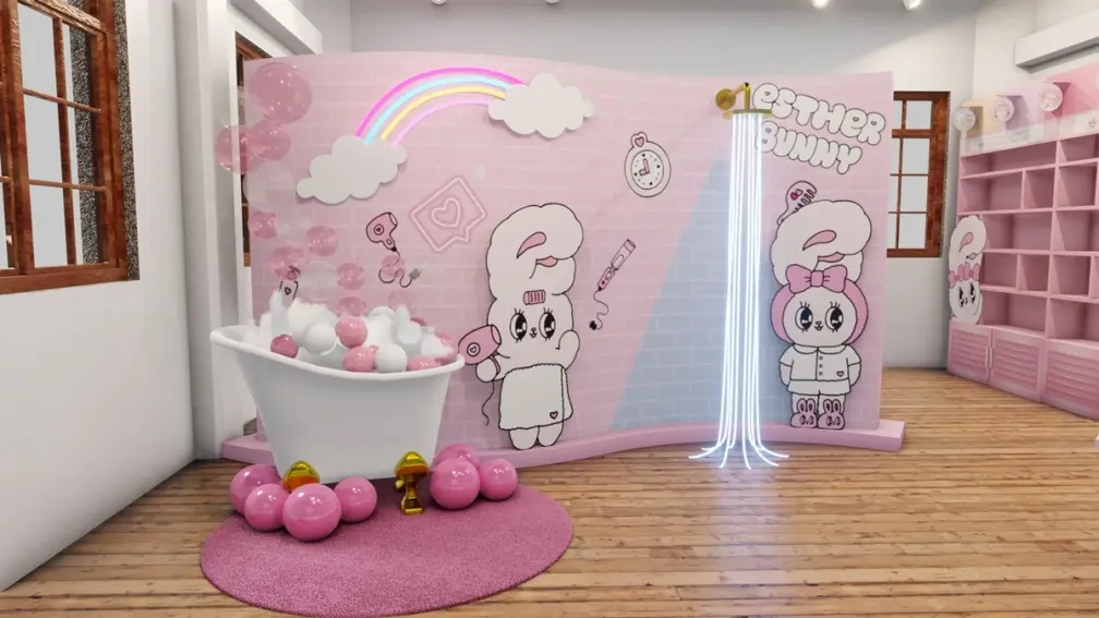 韓國最粉嫩兔兔登台!「Esther Bunny艾絲樂小兔限定店」1.8公尺巨型公仔先打卡 韓國最粉嫩兔兔登台!「Esther Bunny艾絲樂小兔限定店」1.8公尺巨型公仔先打卡