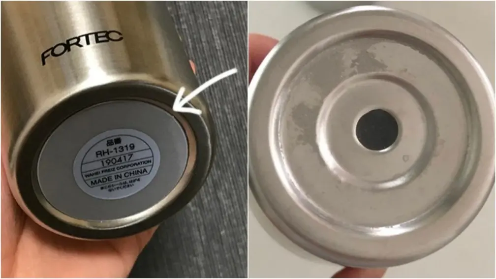 千萬別撕！保溫瓶底部貼紙有特殊功用，廠商：撕了恐影響產品壽命