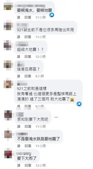 馬陸大軍路上蠕動亂竄！網友嚇喊「大地震前兆」，專家：１原因誘使出土避難