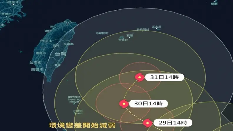 風速持續增強！「瑪娃」恐創最強颱風紀錄，預估這天發布海上警報