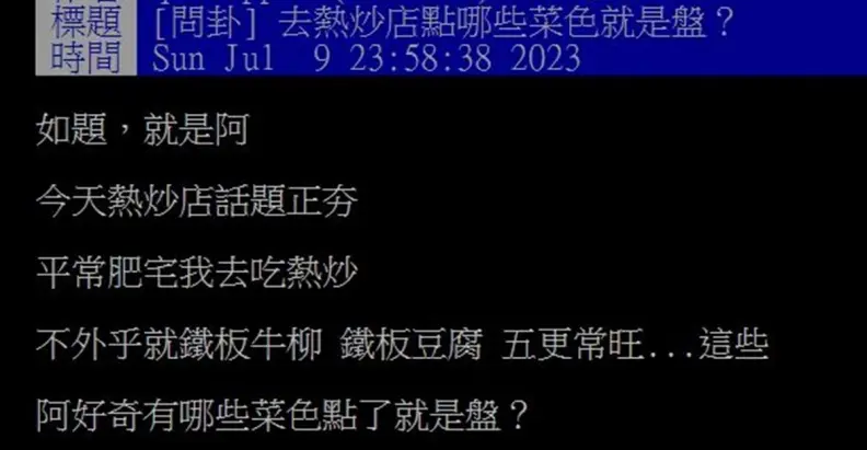 熱炒大魔王是哪道菜?眾人點名「它」CP值超低:200元以下的都很難吃 熱炒大魔王是哪道菜?眾人點名「它」CP值超低:200元以下的都很難吃
