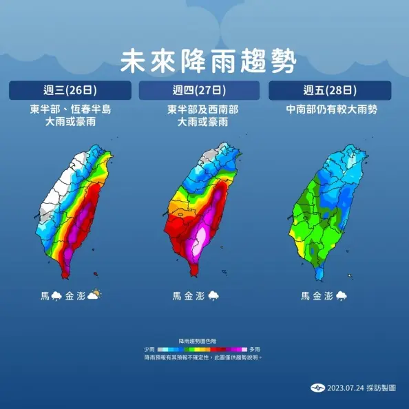 中颱杜蘇芮威力持續增強!暴風圈週三碰觸台灣,專家:這2區週四恐放颱風假 中颱杜蘇芮威力持續增強!暴風圈週三碰觸台灣,專家:這2區週四恐放颱風假