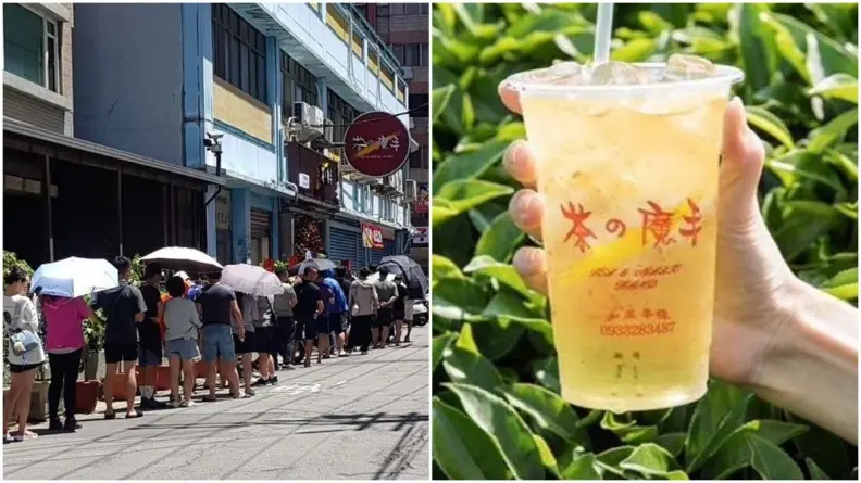 大排長龍就為它！「茶の魔手」中壢開幕優惠，來店買３送１、外送買５送１