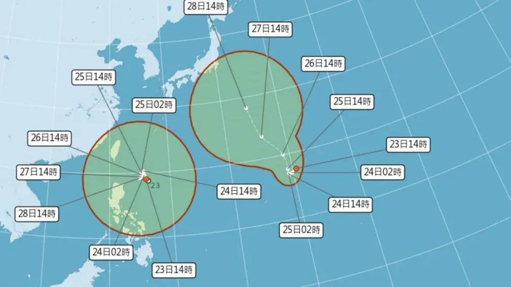 準颱風「蘇拉」下週逼近台灣!路徑怪異呈倒V,未來3天是關鍵