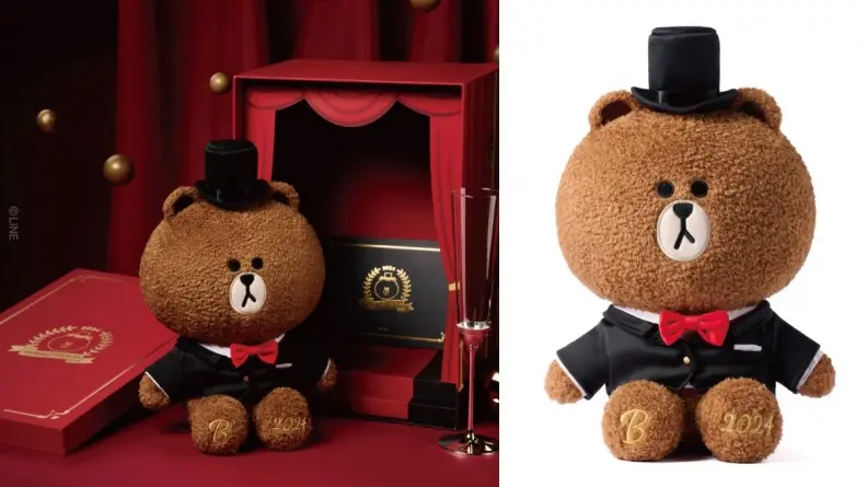 全球限量500隻！LINE FRIENDS「2024熊大禮盒」這天開賣，禮服＋禮帽超萌