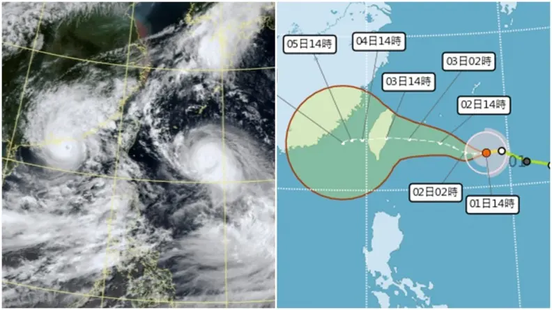 颱風假機率增！中颱「海葵」速度變慢抵台恐打轉，週六至下週一防強風暴雨
