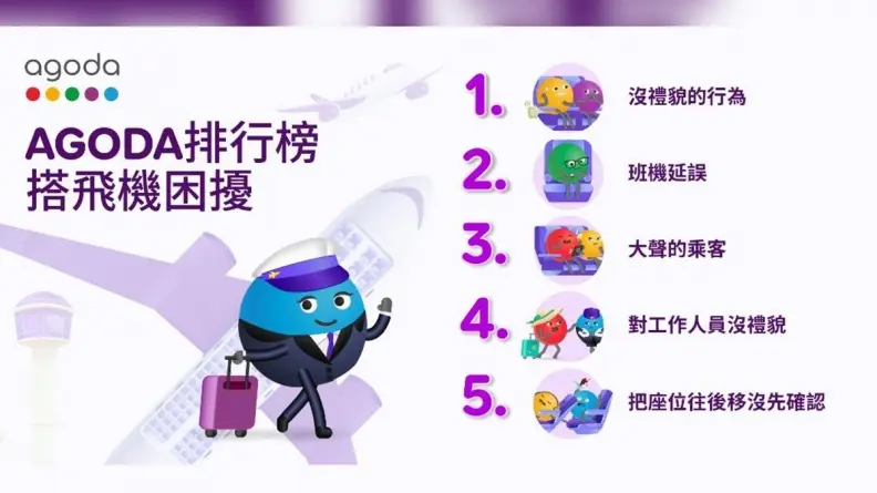 搭飛機５大NG體驗！「這２種」乘客最惹人厭，班機延誤、嬰兒哭鬧也入榜